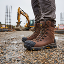 Premium Waterproof Hi-leg Lace Up Safety Boot for All-Day Comfort and Durability in Sizes 6-14