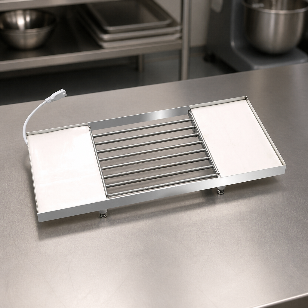 Commercial Heated Vibrating Table for 11kg Chocolate Tempering