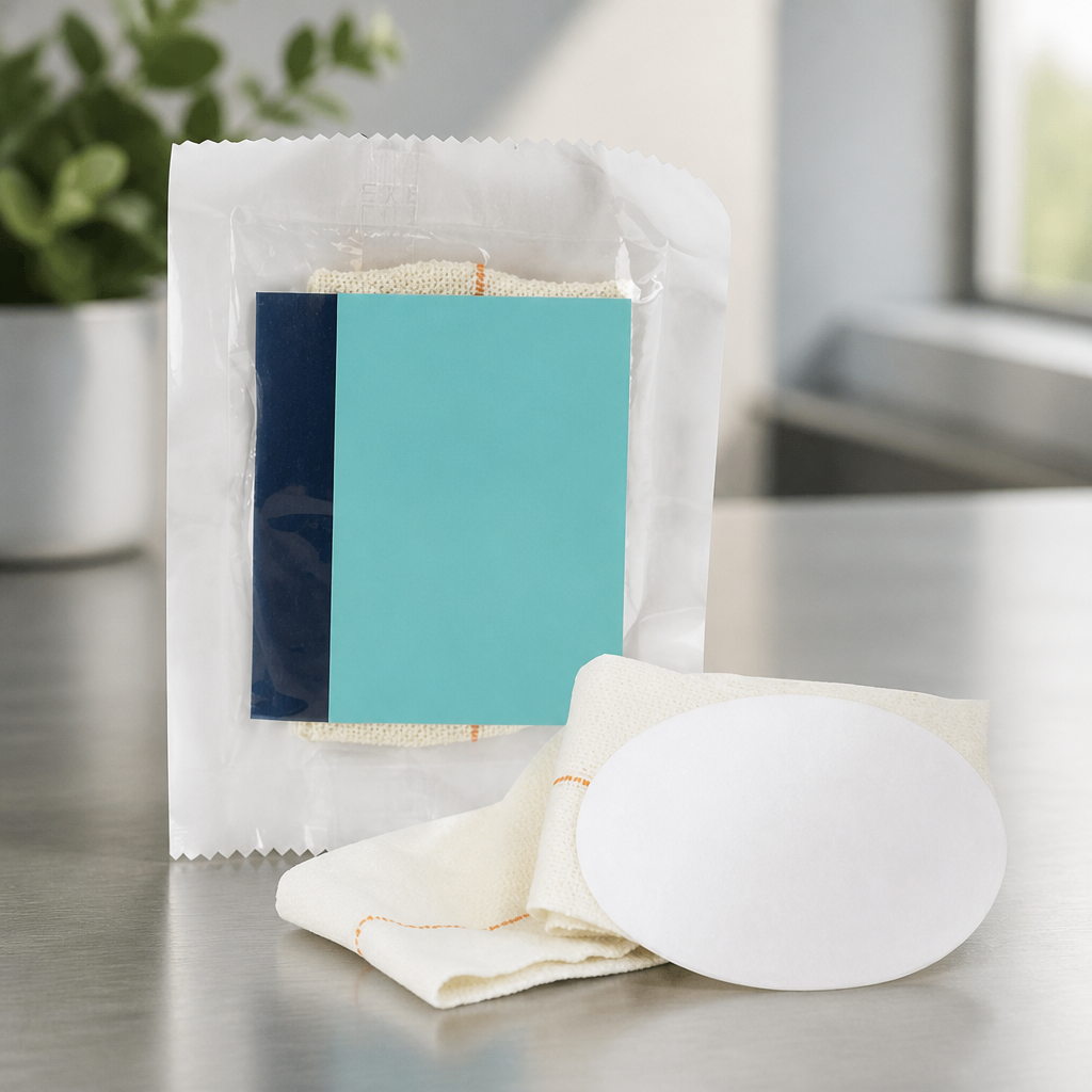 Commercial Eye Dressings with Bandage Loop for First Aid