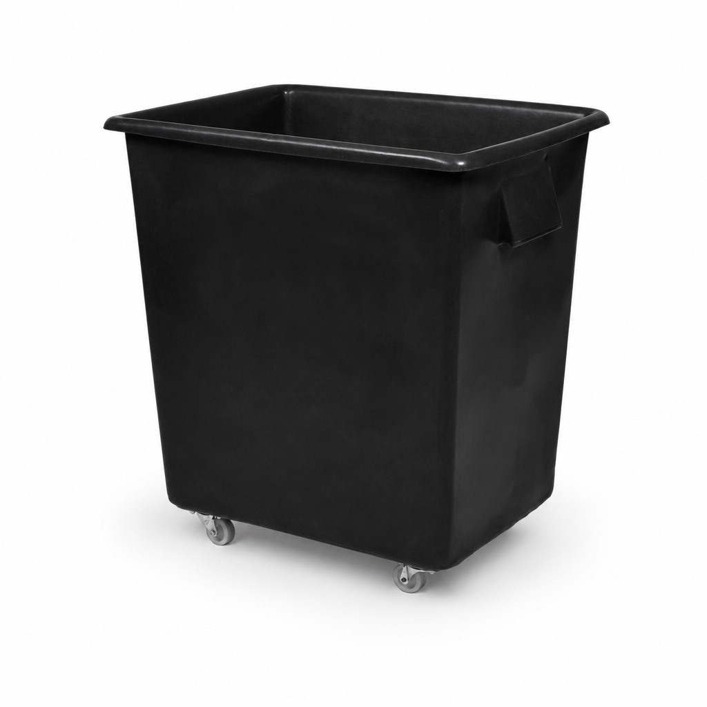 135L Mobile Bottle Skip with Wheels