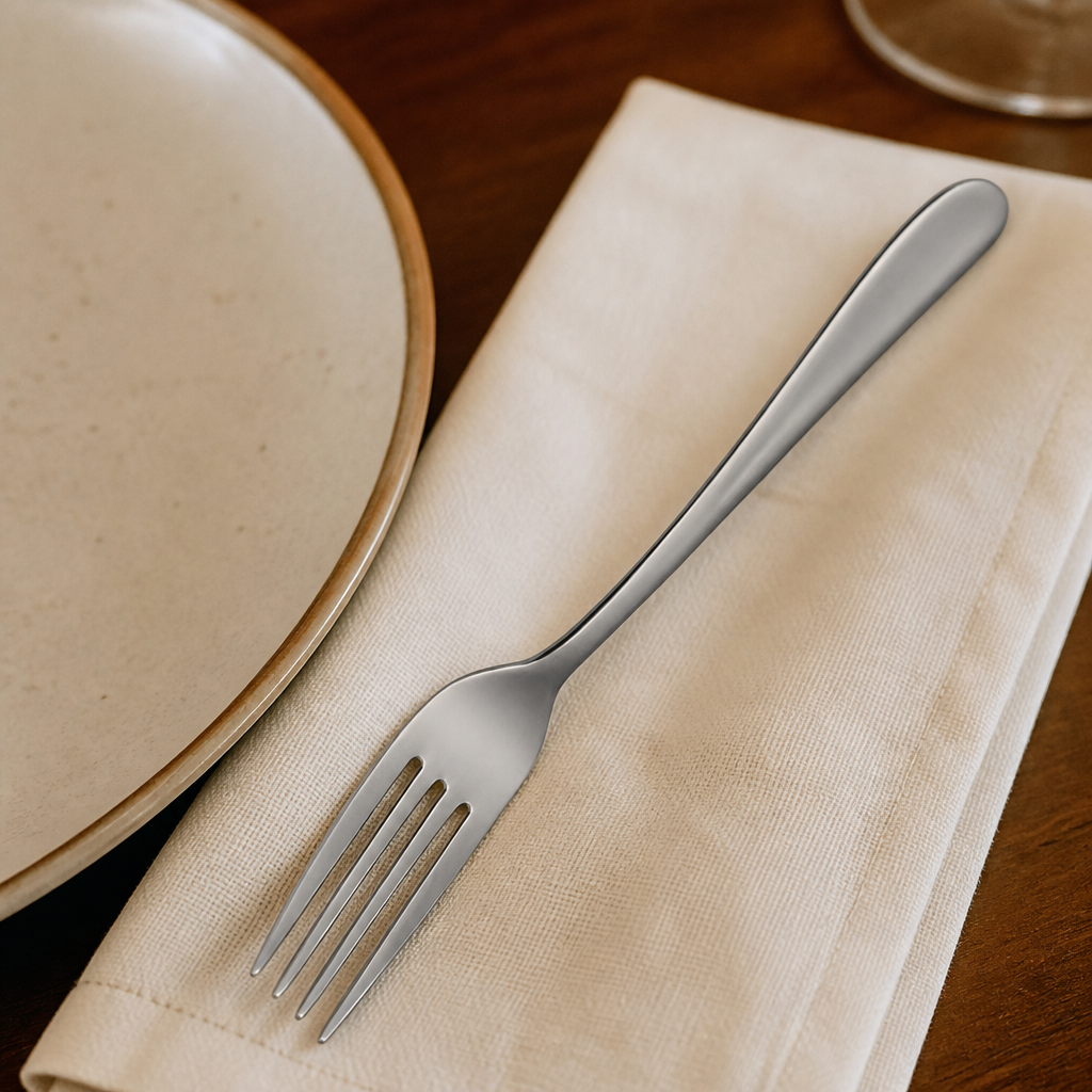Commercial stainless steel table forks - 12 pack