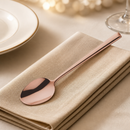 Copper Dessert Spoons 12 Pack Modern Tableware Cutlery Set