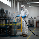 Premium Liquid and Particle Protection Coveralls - Pack of 25 for Enhanced Safety and Comfort