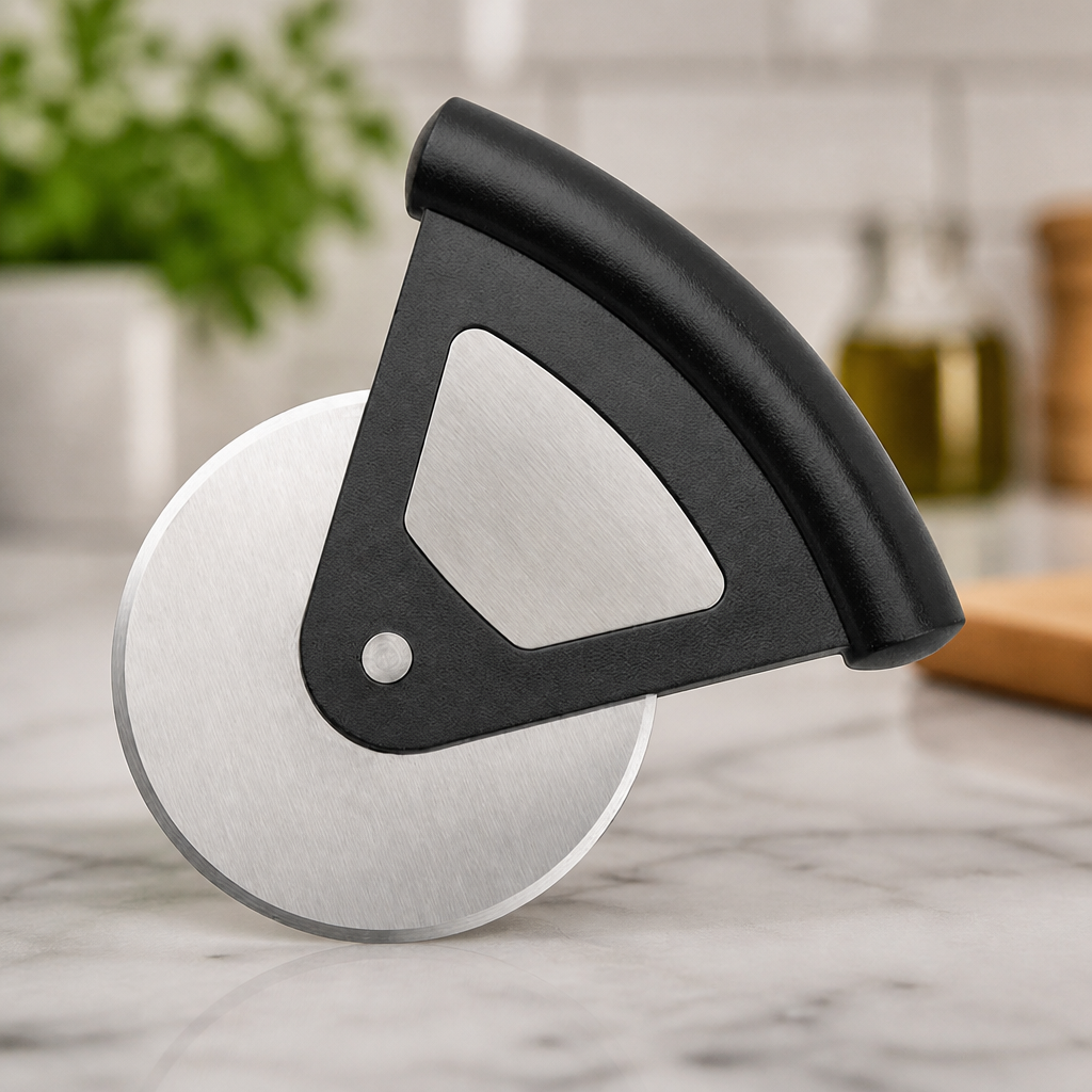 Commercial Stainless Steel Pizza Cutter for Easy Slicing