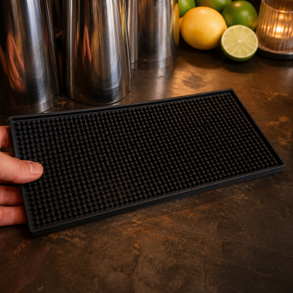Commercial Bar Mat 150 x 300mm Rubber Easy Clean Hygienic