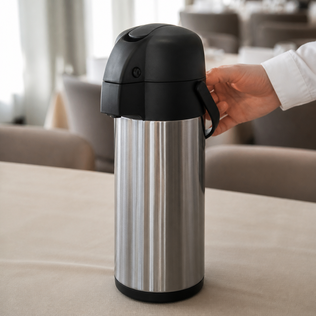 Commercial Lever Action Airpot 4Ltr for hot and cold drinks