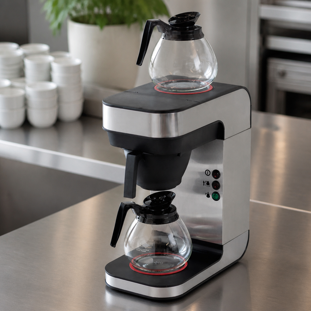 Commercial Filter Coffee Machine 1.8L Capacity Stainless Steel