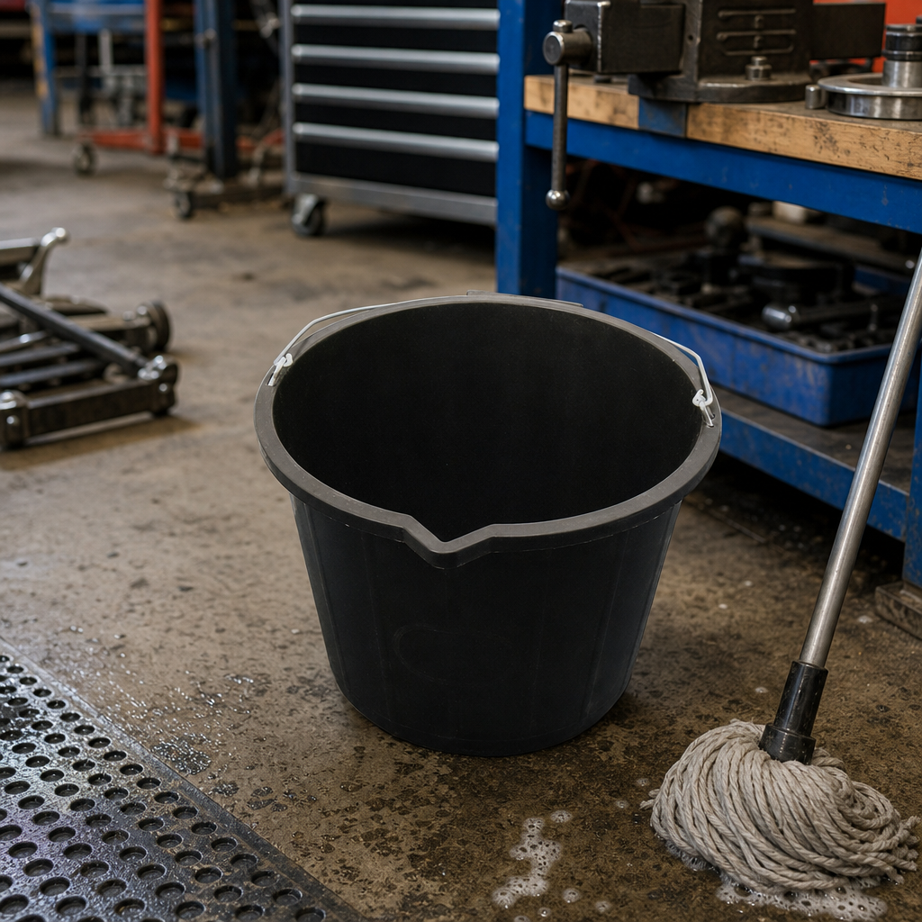 14 Litre Black Cleaning Bucket