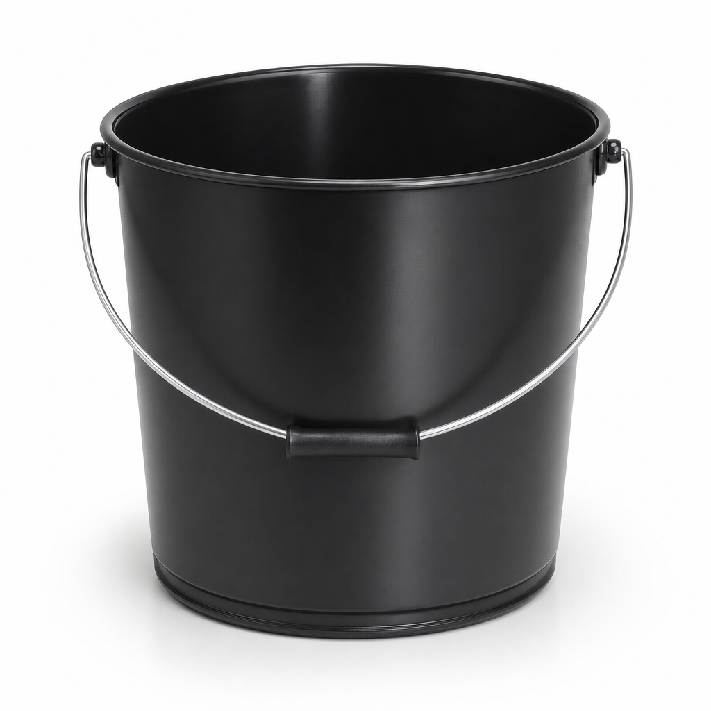 14 Litre Black Cleaning Bucket