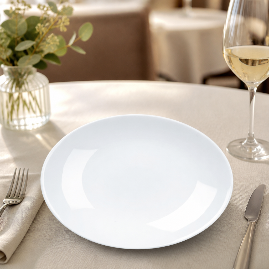 Commercial Balance Coupe Plates 305mm Porcelain 6 Pack