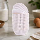 300 Pack White Cupcake Cases Bakery Consumables 75mm Size