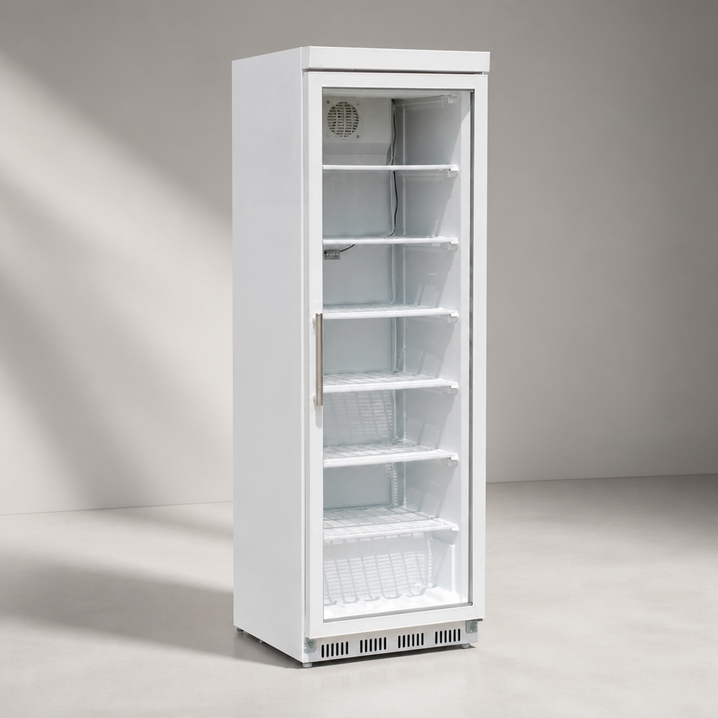 Commercial Glass Door Display Freezer 365L Capacity