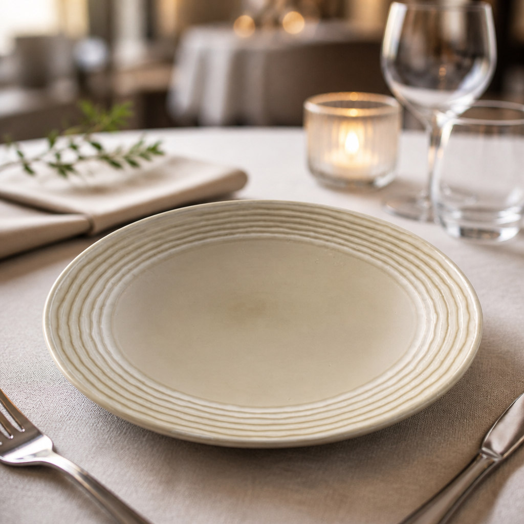 Commercial Deep Coupe Plate 254mm Rustic Design 12 Pack