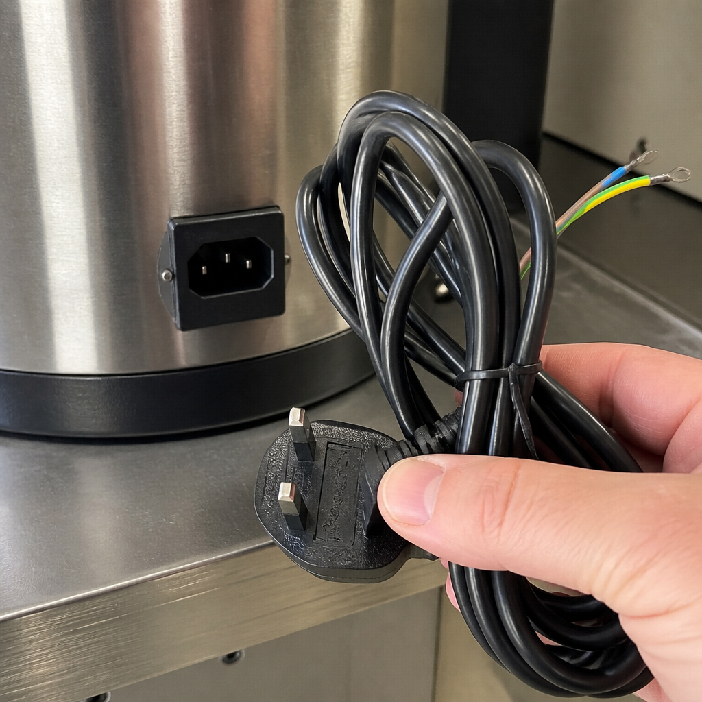 Genuine replacement power cord for commercial water boiler