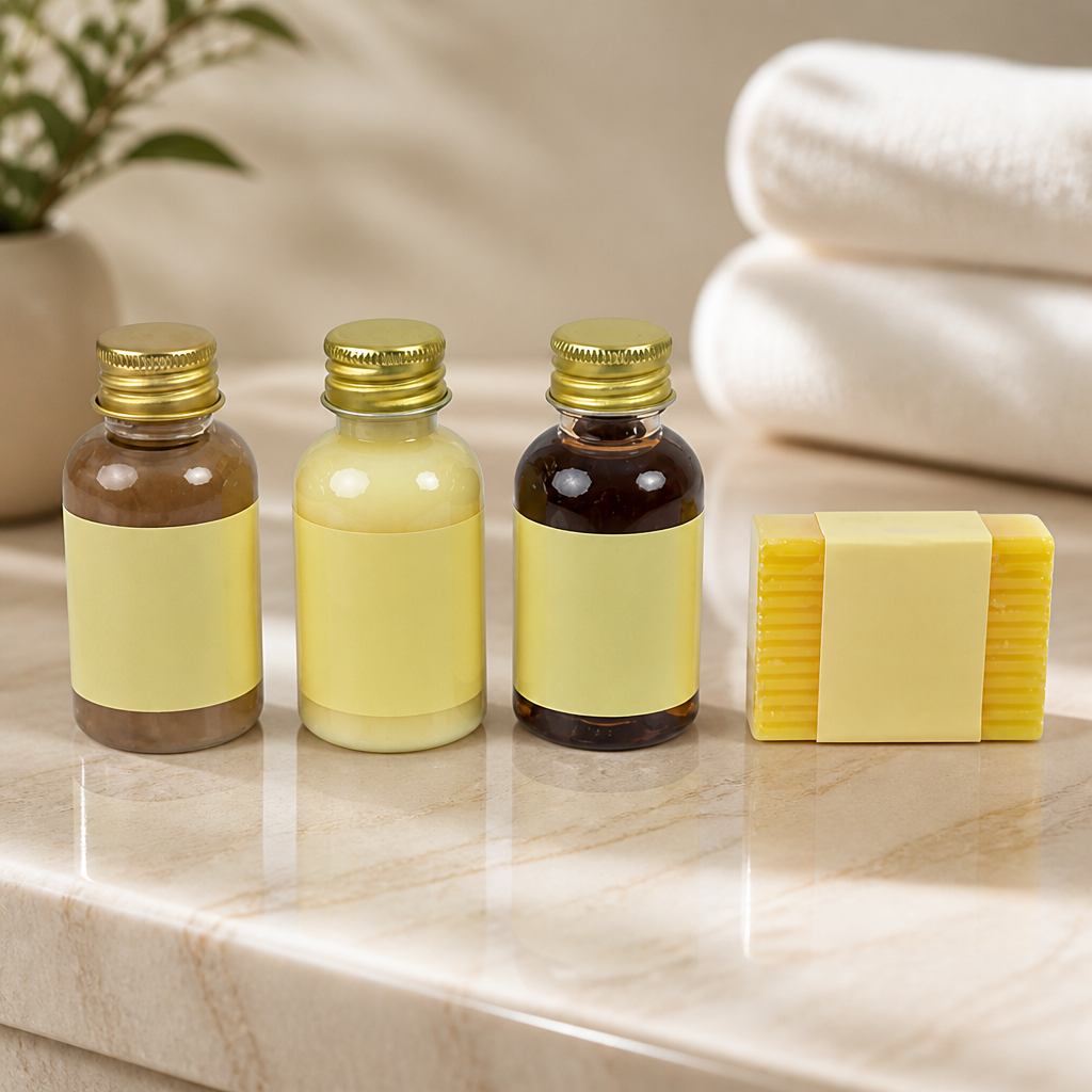 Commercial Toiletries Welcome Pack - 50 Shampoo, Soap, Cream