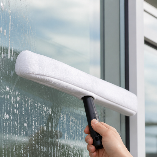 14" Commercial Window Washer Applicator with Hook and Loop Fastening