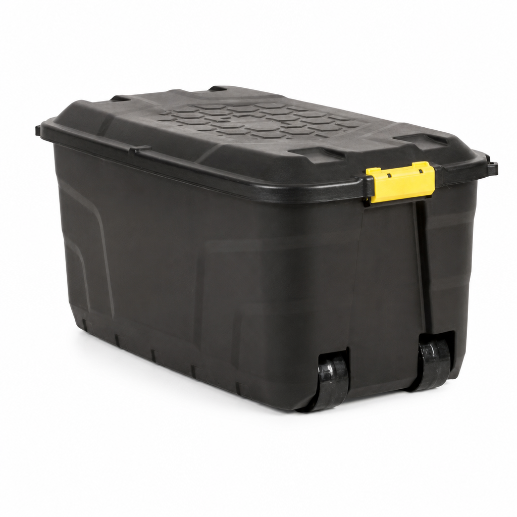 145L Plastic Storage Box with Wheels