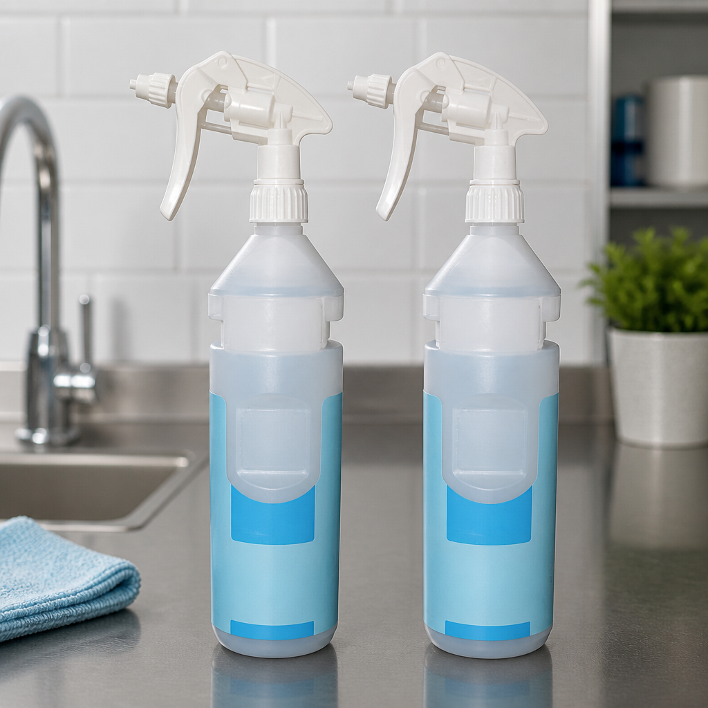 750ml Commercial Spray Bottles and Dispensers - 2 Pack