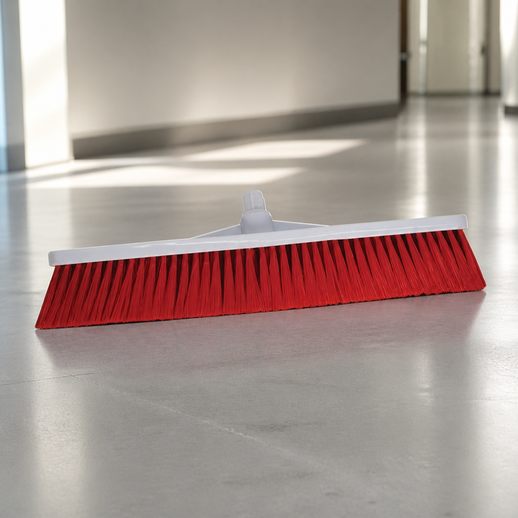 12 Inch Soft Bristle Hygiene Broom Head for commercial cleaning