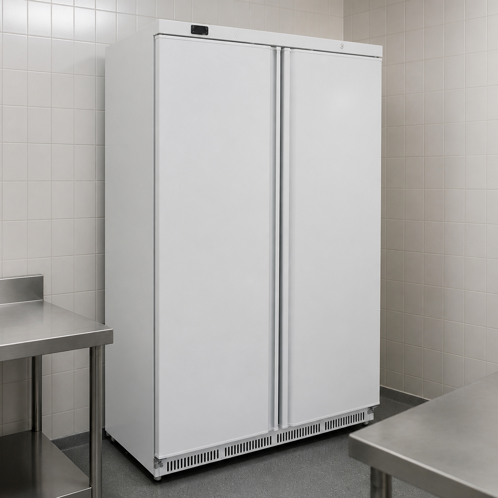 Commercial Double Door Upright Freezer 744Ltr Capacity
