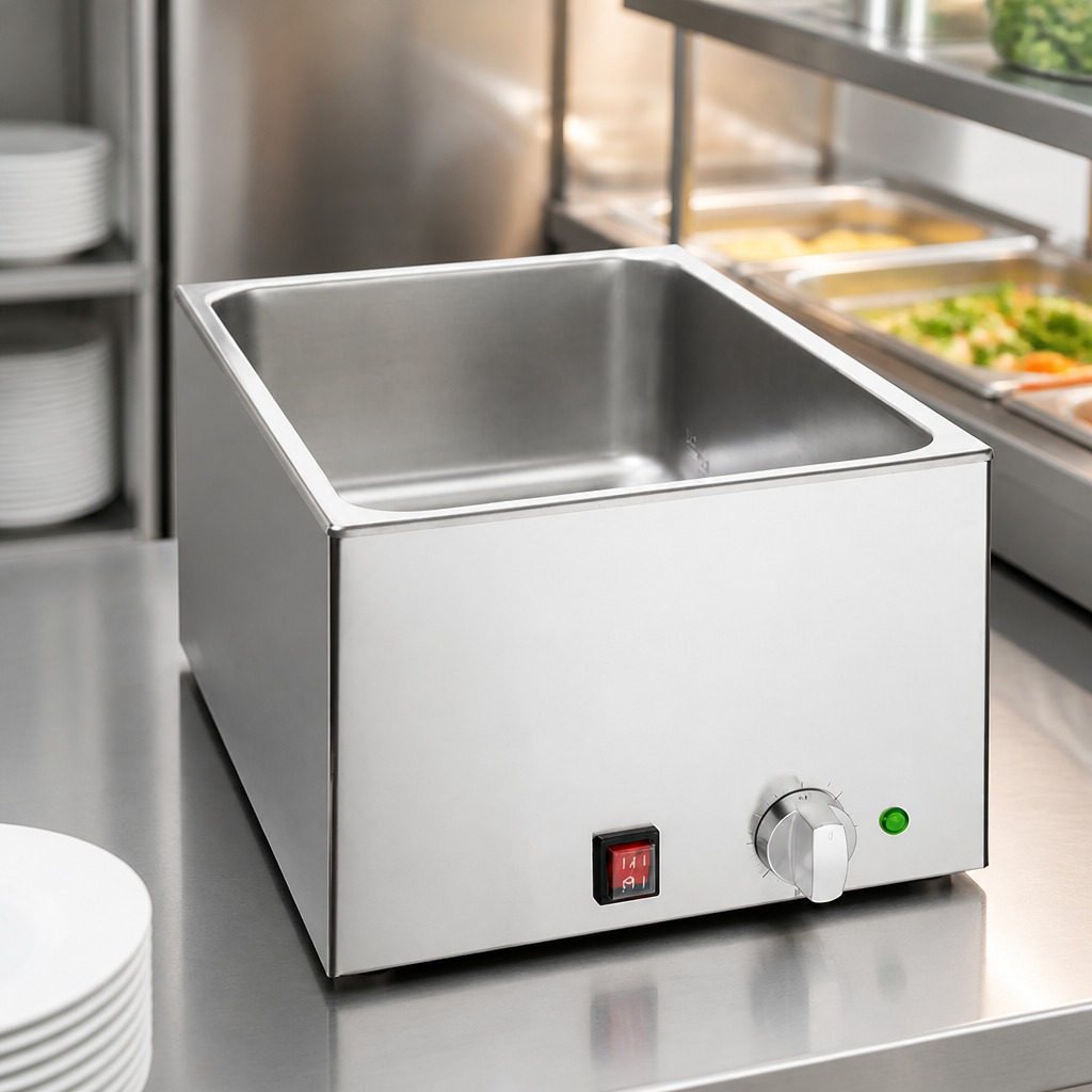 21Ltr Commercial Bain Marie with Adjustable Temperature Control