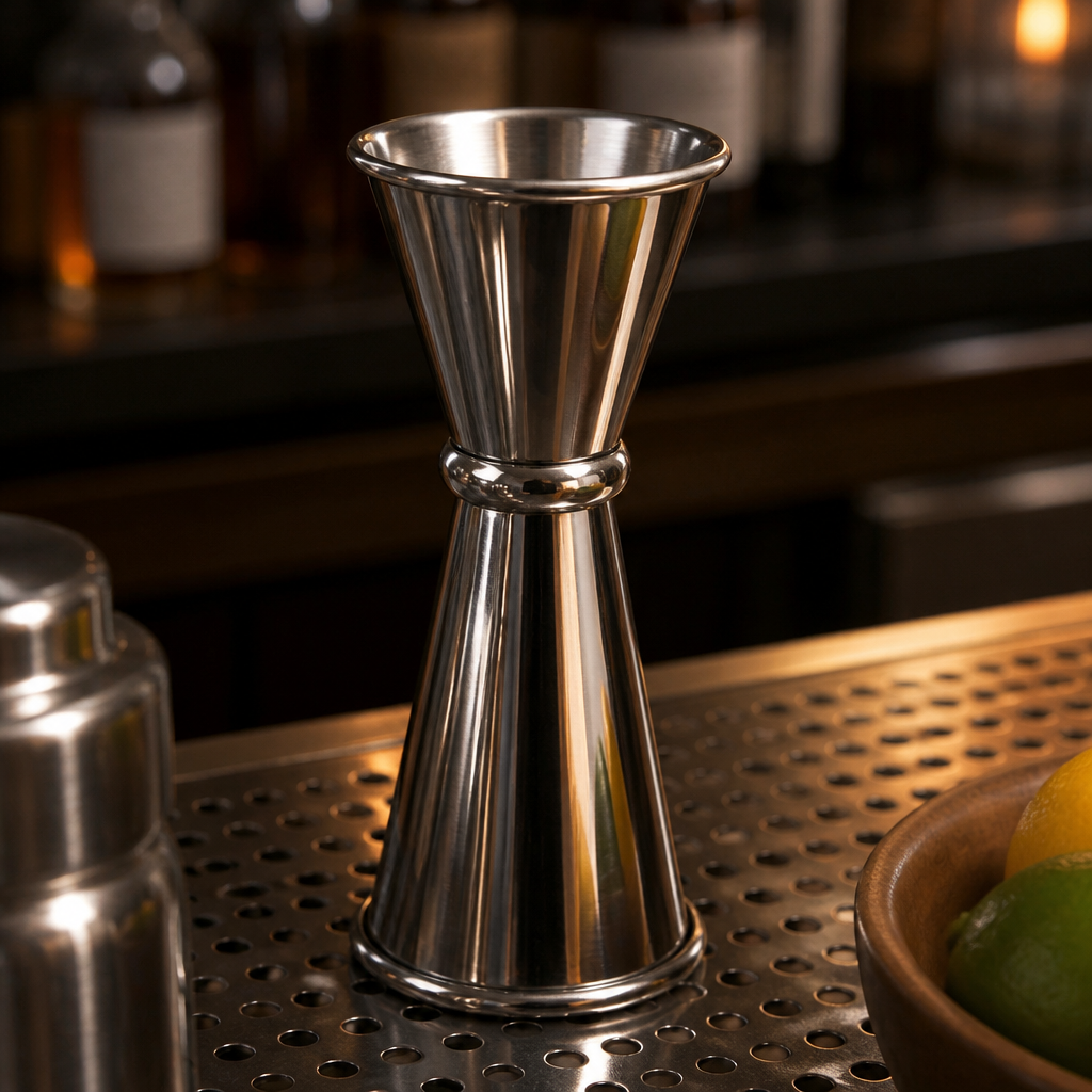 Commercial Double Jigger 25ml/50ml stainless steel measure