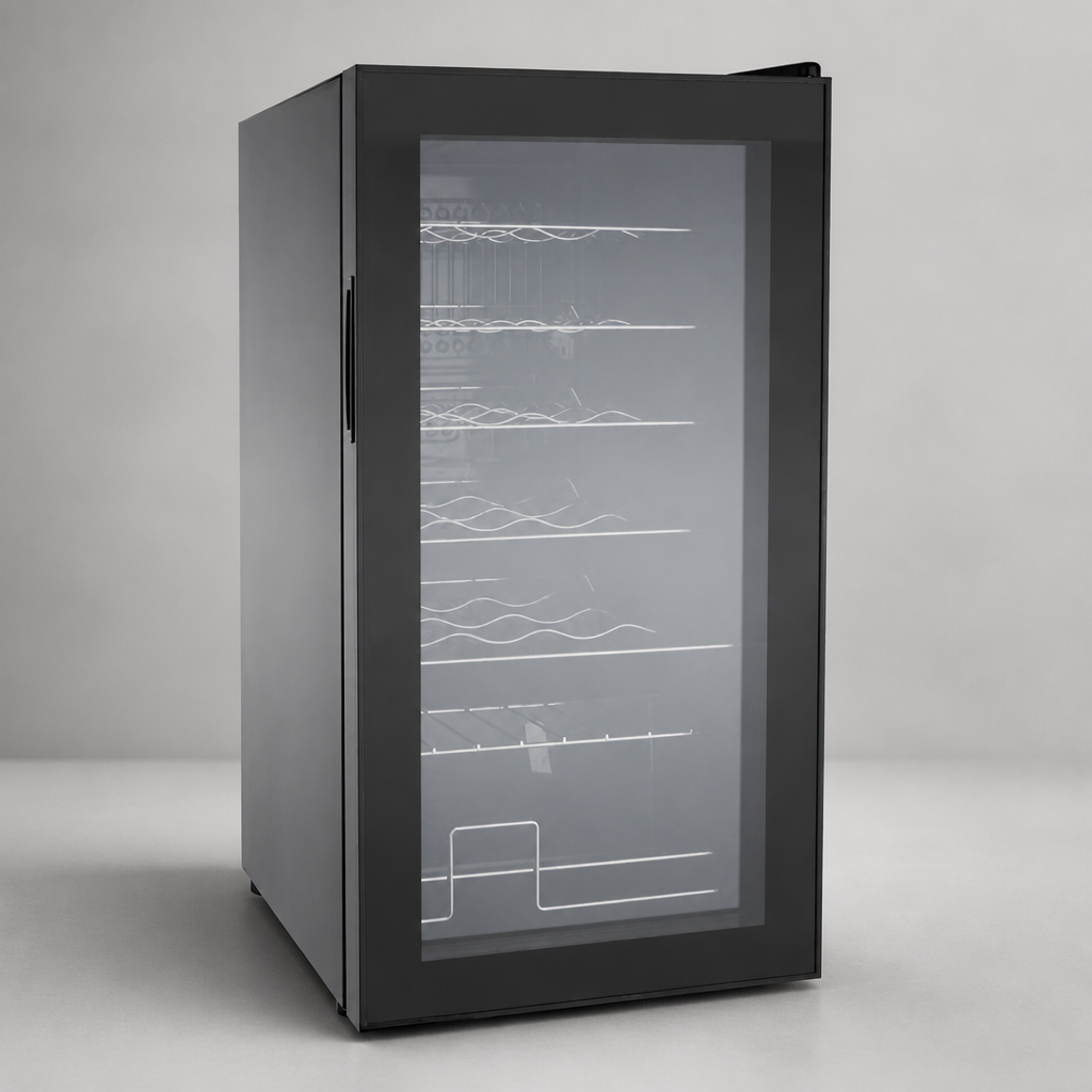 28 Bottle Commercial Table Top Wine Cooler 74Ltr Capacity