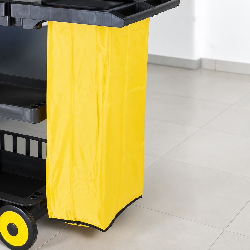 80Ltr yellow spare bag for commercial cleaning trolley