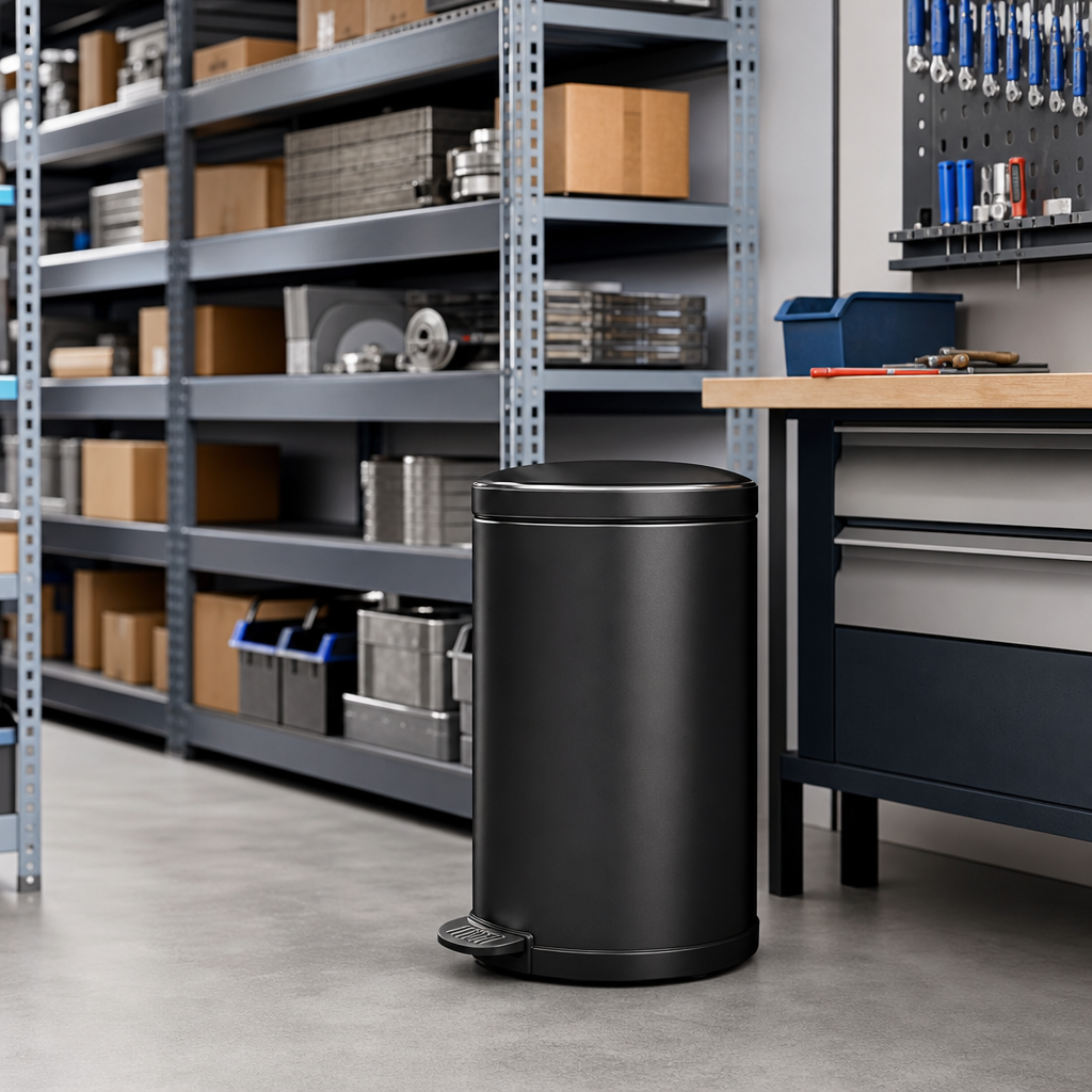 15 Litre Fire Resistant Metal Waste Bin