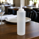 24oz Clear Commercial Squeeze Sauce Bottle for Dispensing