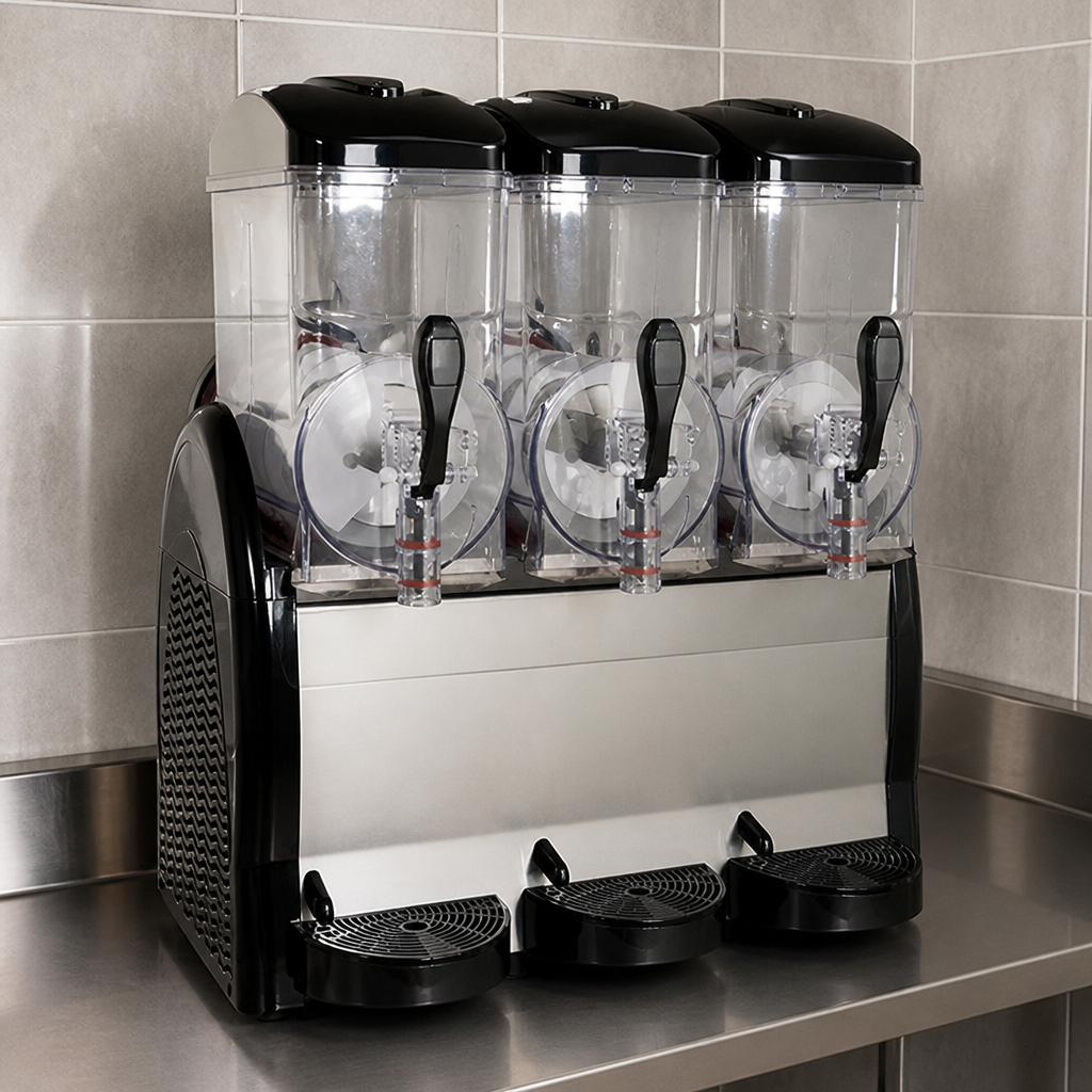 Commercial Slush Machine 3x 12Ltr Capacity 36Ltr