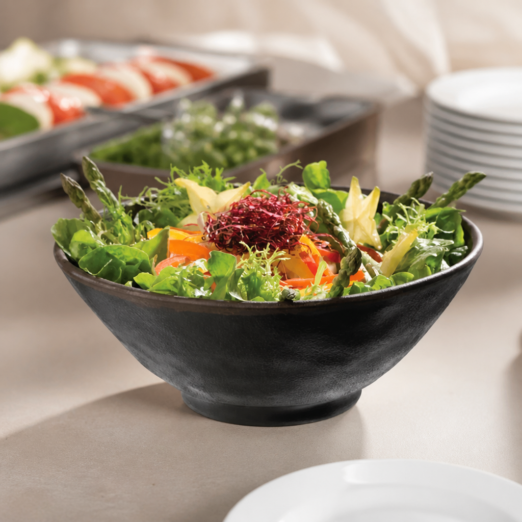 Commercial Melamine Bowl 190mm Diameter 0.8L Capacity
