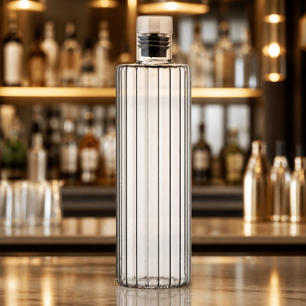 1Ltr Glass Bottles Set of 6 for Commercial Use