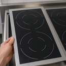 Commercial Replacement Ceramic Glass Top Cover 130mm High