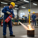 Premium 6KG Dry Powder Fire Extinguisher - Versatile Fire-Fighting Solution for Electrical, Liquid, and Gas Fires