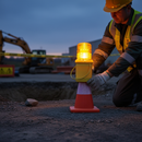 Premium Impact Resistant Flashing Lamp with Polycarbonate Lens and Co-Polymer Body for Enhanced Durability