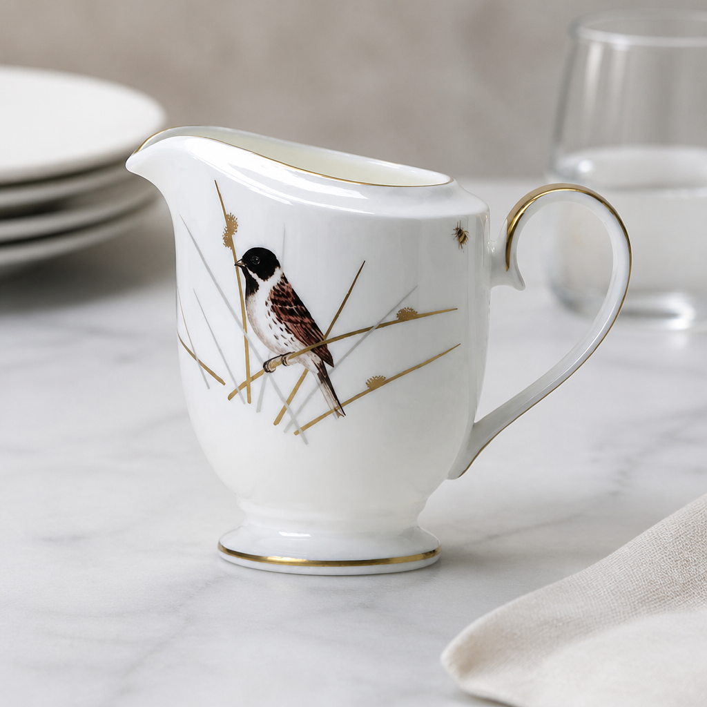 Commercial Bone China Milk Jug 250ml - 12 Pack