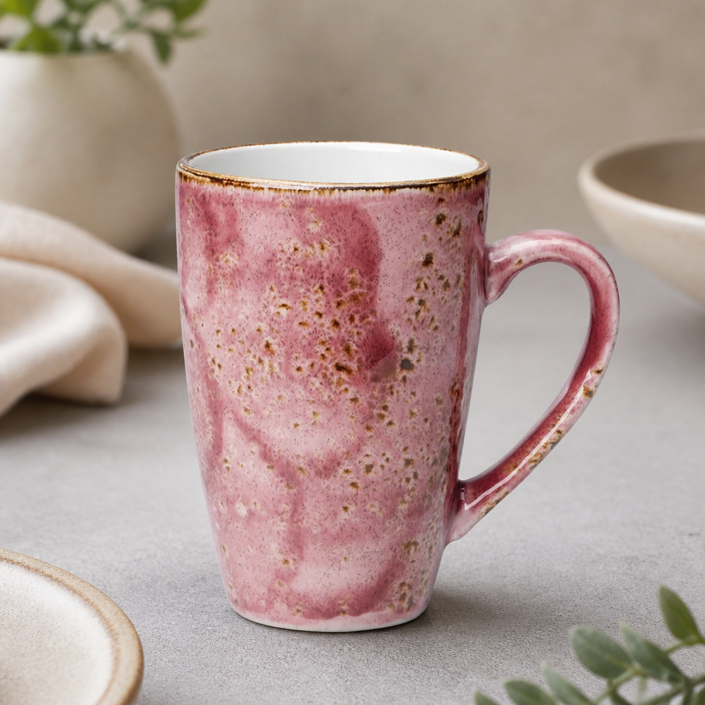Commercial Raspberry Mugs 285ml 10oz Pack of 12