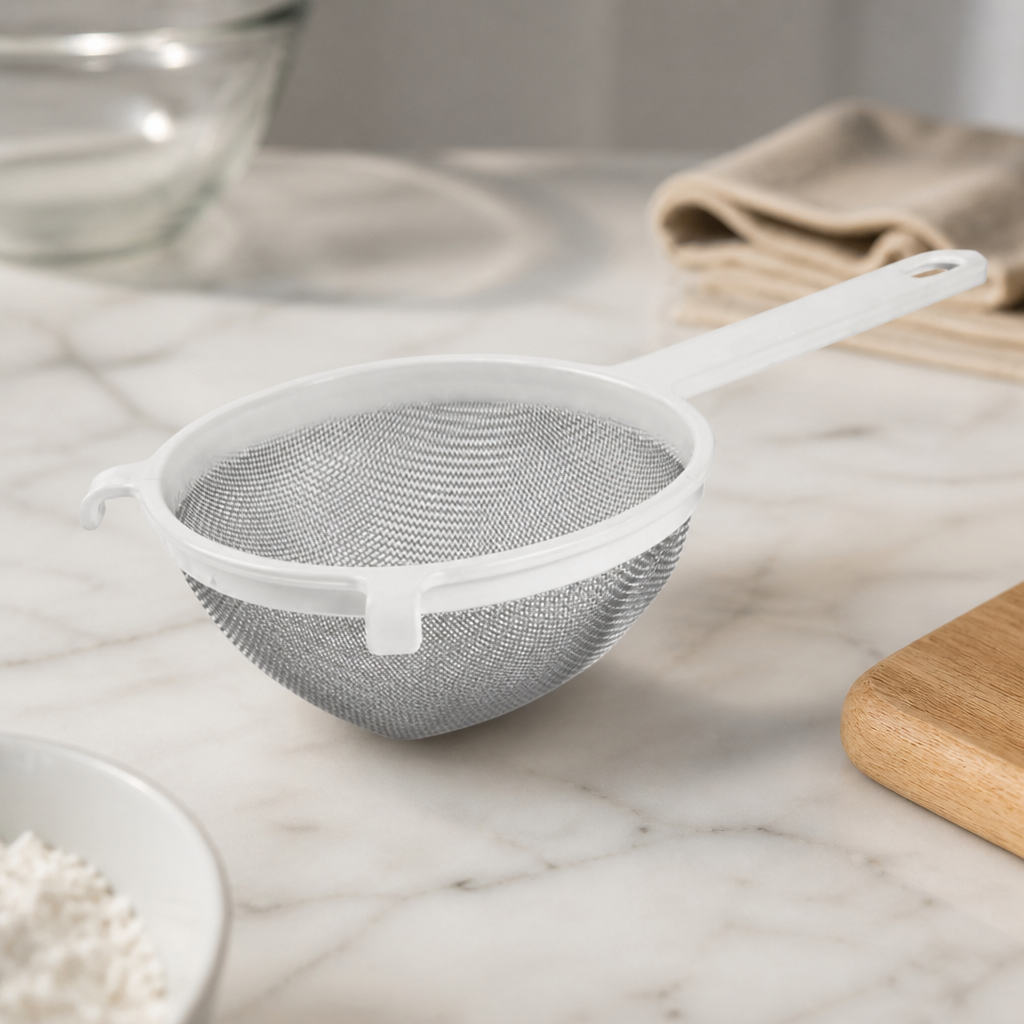 7cm Commercial Polypropylene Frame Sieve for Baking and Cooking