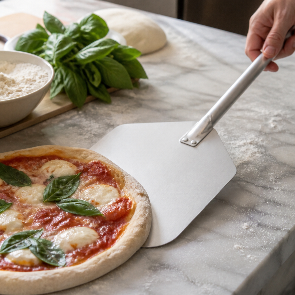 Small Aluminium Pizza Peel 229mm for commercial use