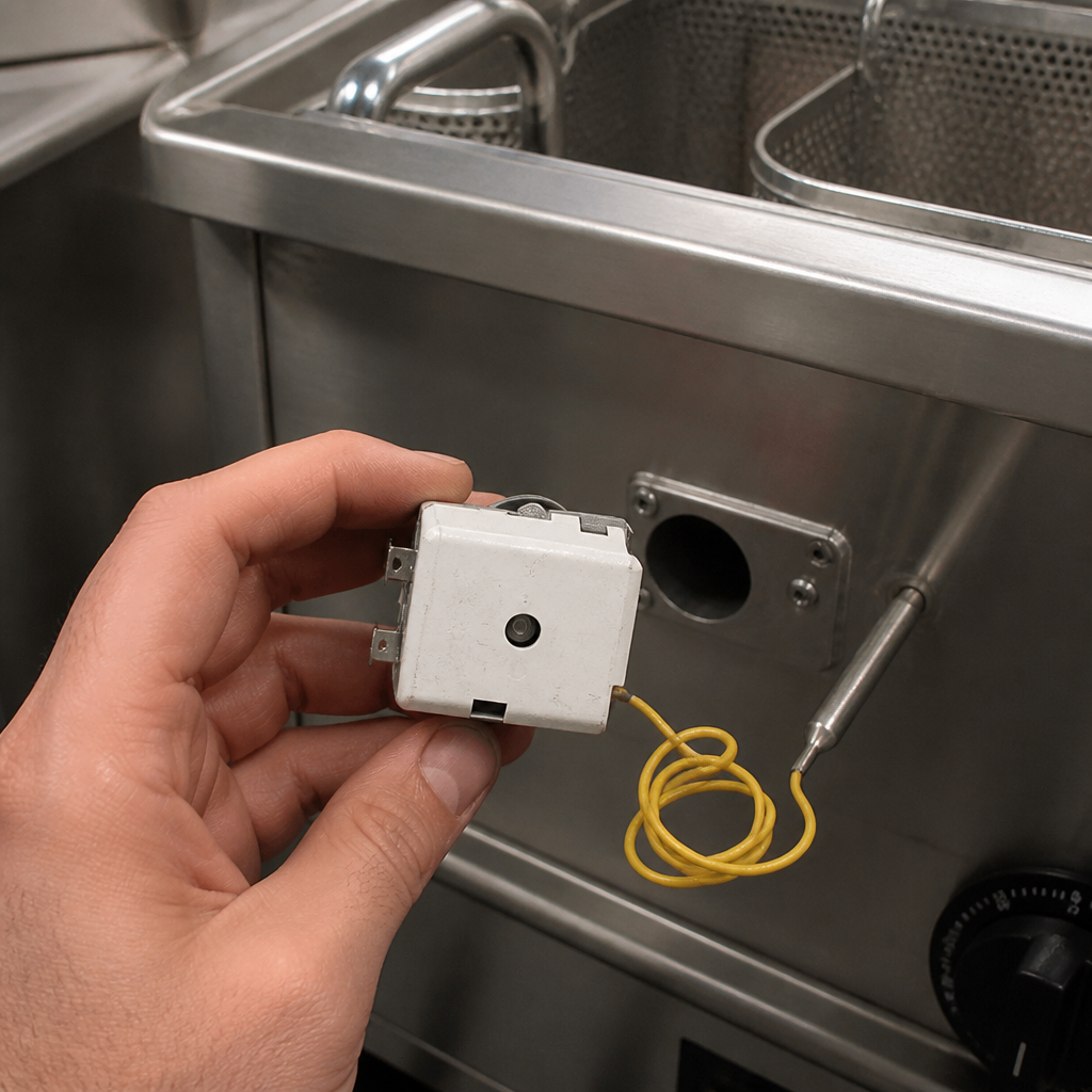 Replacement thermostat for commercial pasta boiler 600 series
