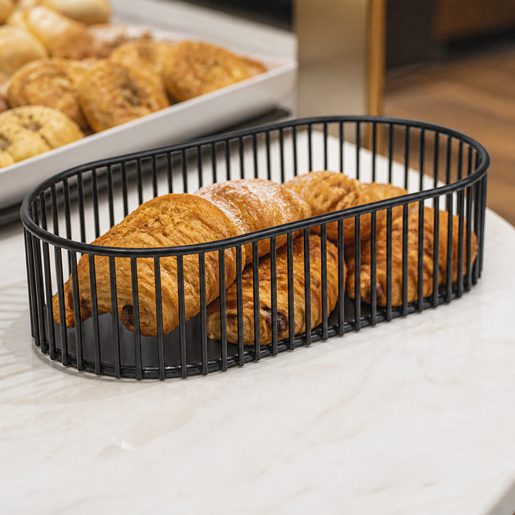 Commercial Oval Food Basket 290 x 160mm for food presentation