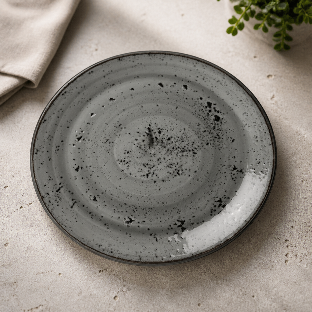 Commercial Smoke Coupe Plates 300mm - 12 Pack Tableware Set