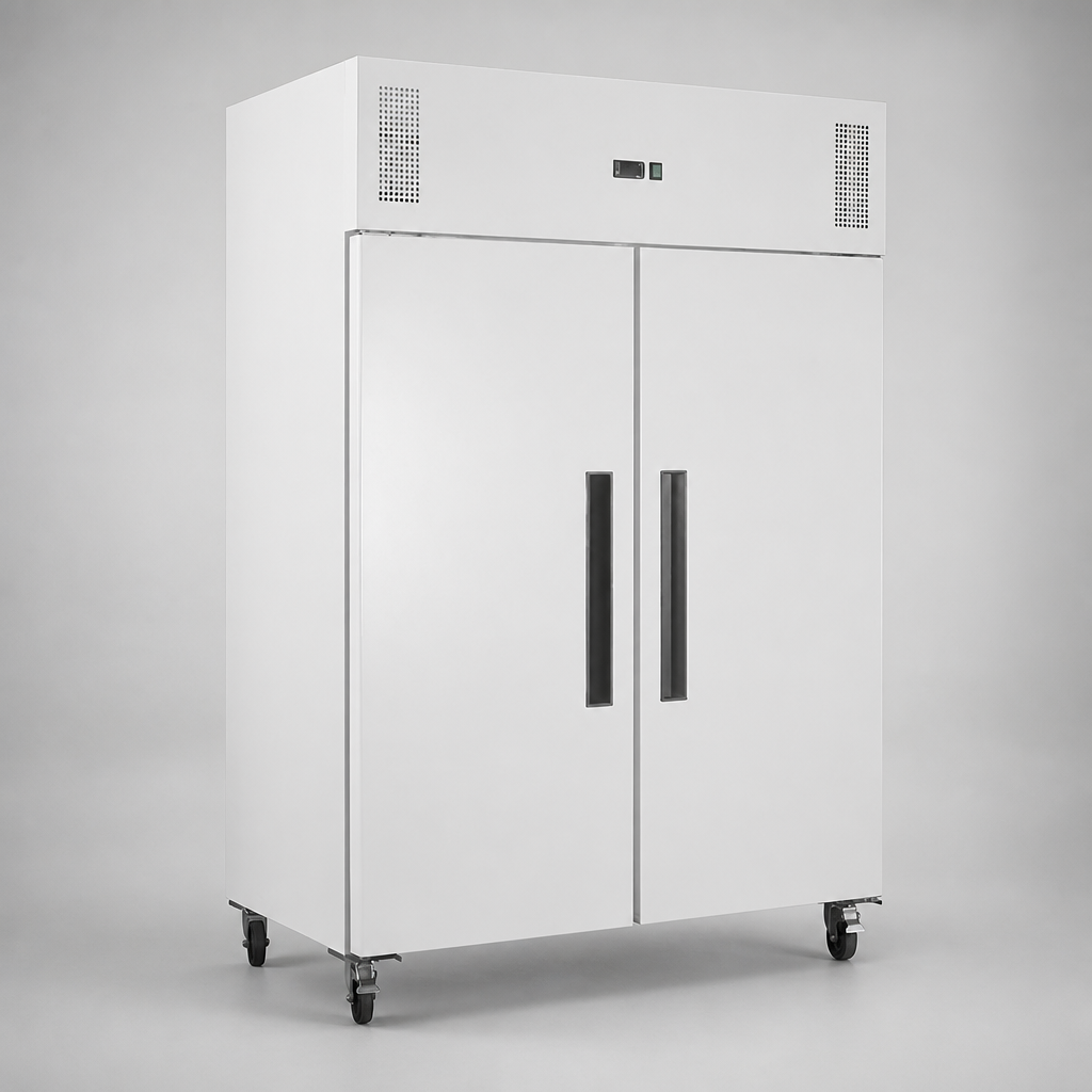 Commercial Upright Double Door Fridge 1152Ltr Efficient