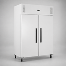 Commercial Upright Double Door Fridge 1152Ltr Energy Efficient