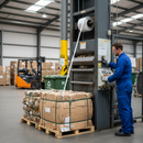 Premium Polyester Hotmelt Bale Press Strapping - Heavy Duty, Non-Toxic, UV Resistant with Steel Buckles for Secure Load Management