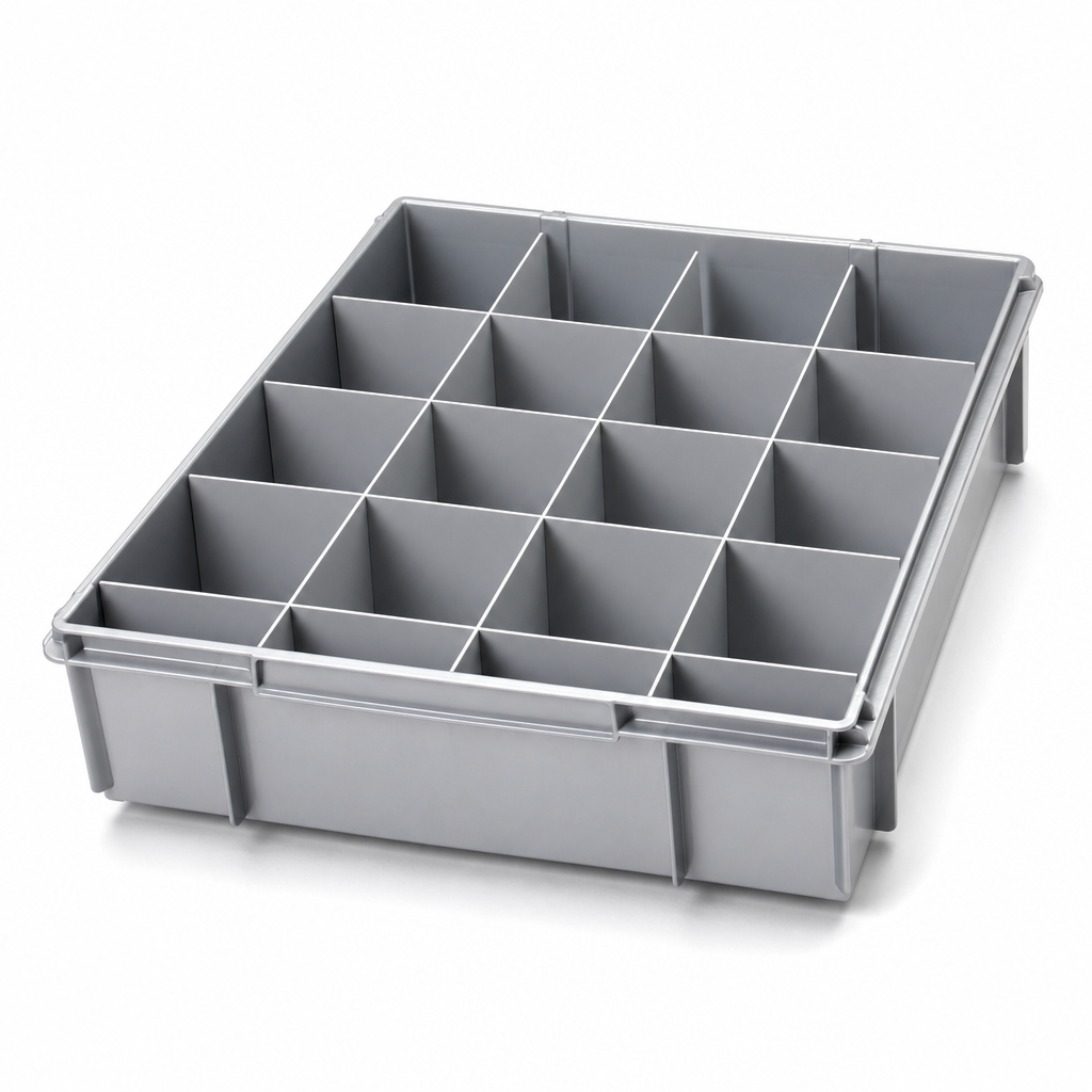 16 Part Plastic Divider Tray 300 x 370 x 90mm
