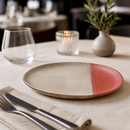 Commercial Spot On Coral Plates 230mm - 6 Pack