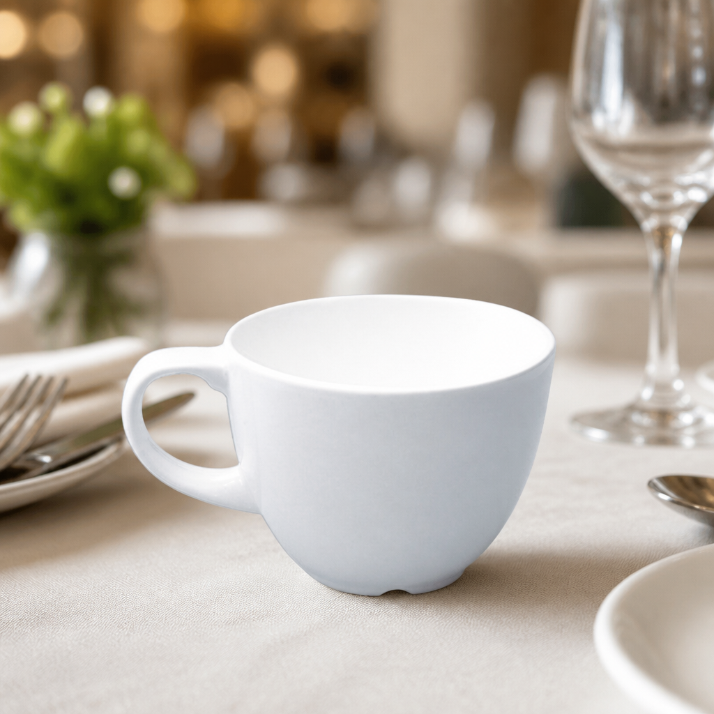 24 pack of 212ml commercial fine china tea cups