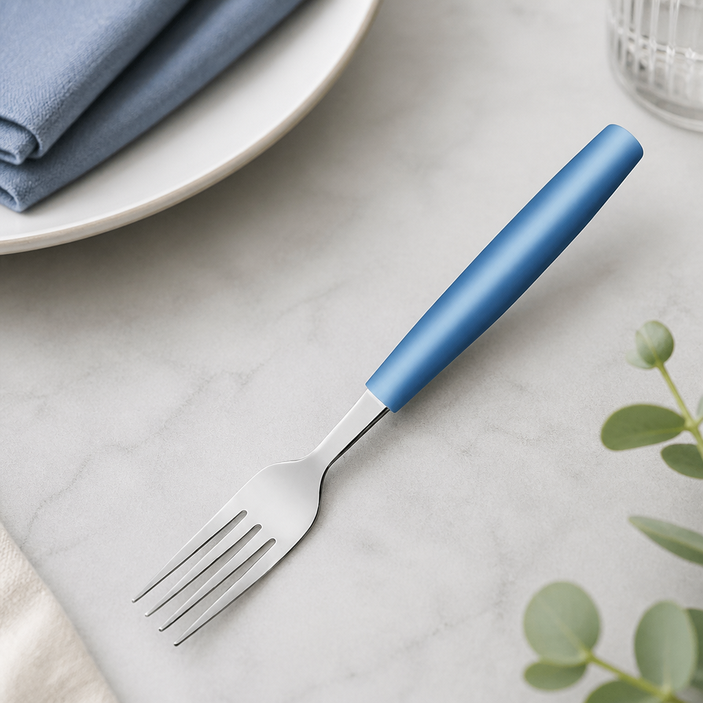 Commercial Table Forks Blue Handle Pack of 12